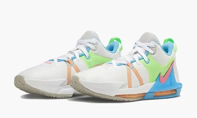 Для баскетбола Nike Lebron Witness 7 Grey Fog Multi-color разноцветный
