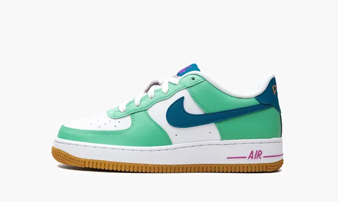 Кроссовки Air Force 1 Low GS «Play» зеленый,белый