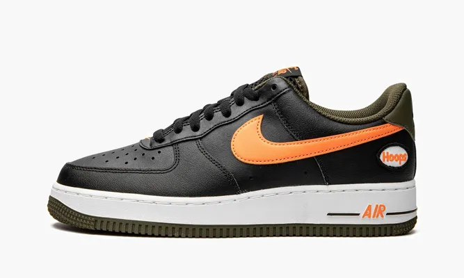 Кроссовки Air Force 1 Low «Hoops Black University Gold» черный