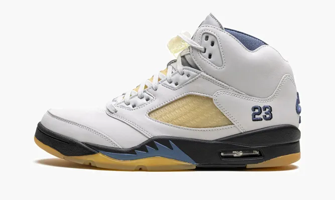 Кроссовки Air Jordan 5 WMNS «A Ma Maniere - Diffused Blue» белый