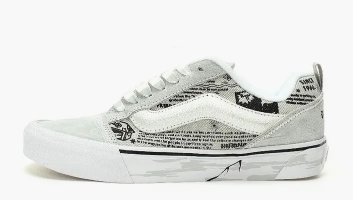 Кроссовки Vans x HIRONO Knu-Skool «White Black» белый