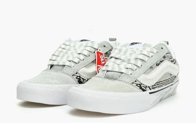 Кроссовки Vans x HIRONO Knu-Skool «White Black» белый