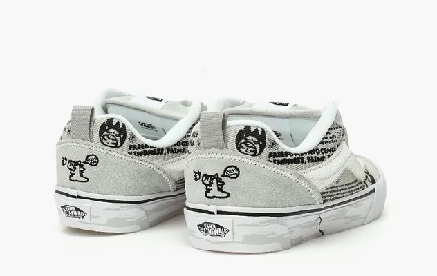 Кроссовки Vans x HIRONO Knu-Skool «White Black» белый