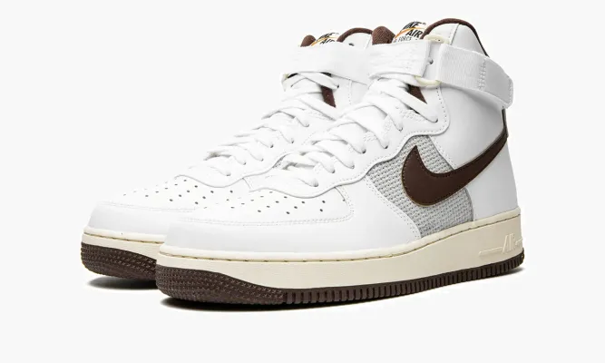 Кроссовки Air Force 1 High '07 «White Light Chocolate» белый