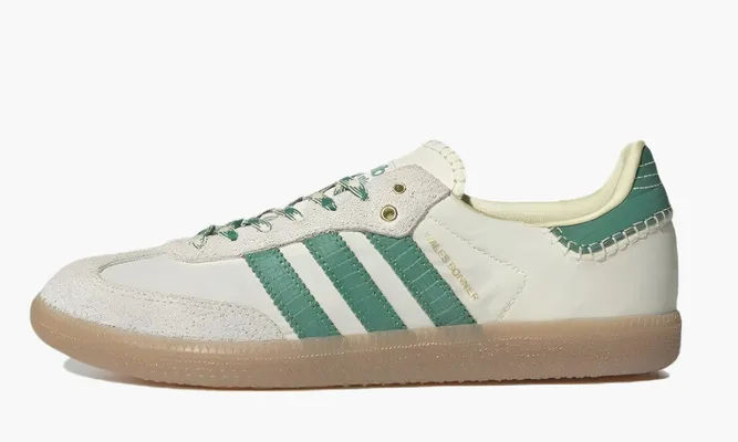 Кроссовки Adidas Samba «Wales Bonner Cream Green» зеленый