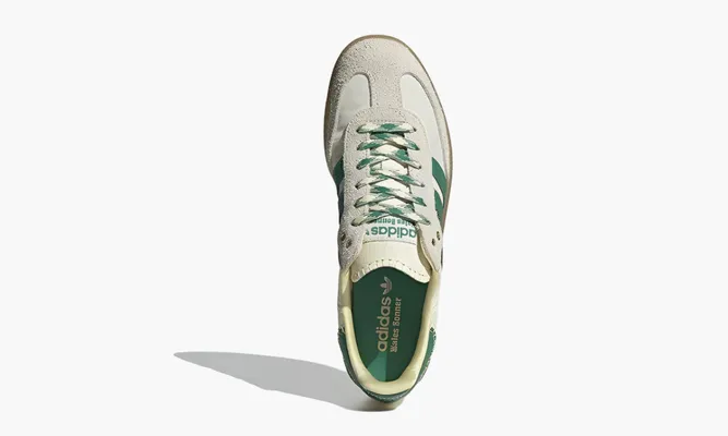 Кроссовки Adidas Samba «Wales Bonner Cream Green» зеленый