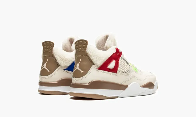 Для самых маленьких Air Jordan 4 Retro PS «Where The Wild Things Are» белый