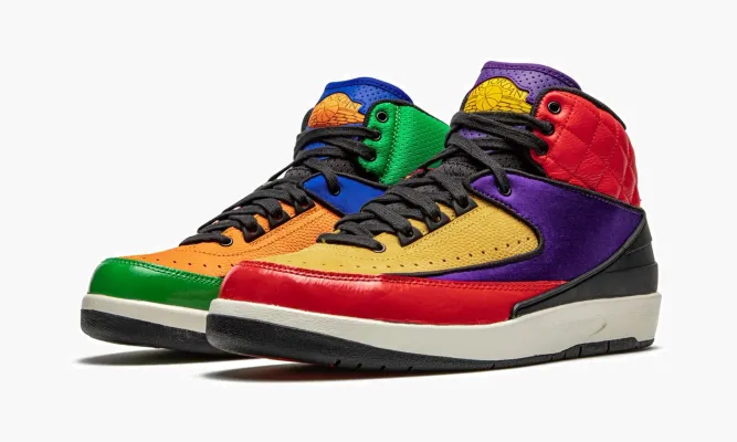 Кроссовки Air Jordan 2 Retro WMNS «Multicolor» оранжевый