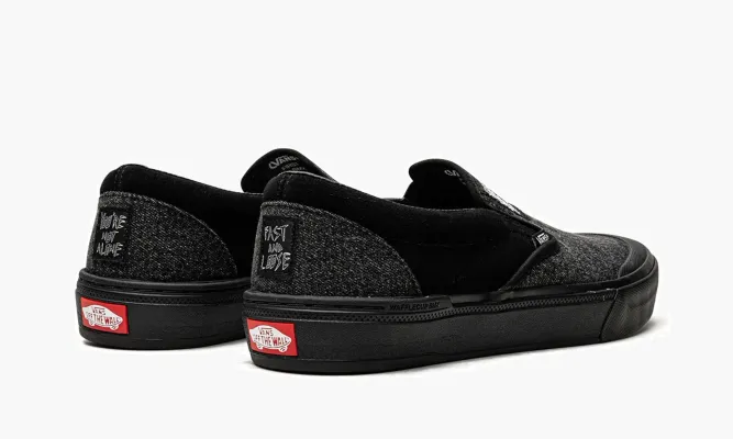 Кроссовки Vans Bmx Slip-on «Fast And Loose» черный