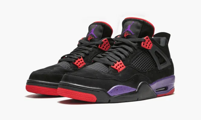Кроссовки Nike Air Jordan 4 Retro Nrg «Raptors» черный