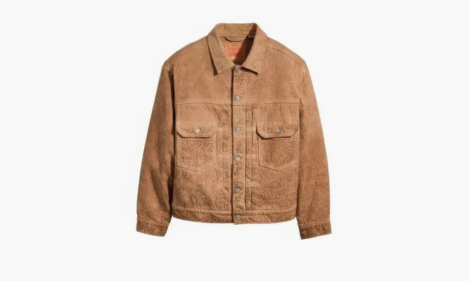 Одежда Stussy X Levi's Jacket FW23 «Pink» коричневый