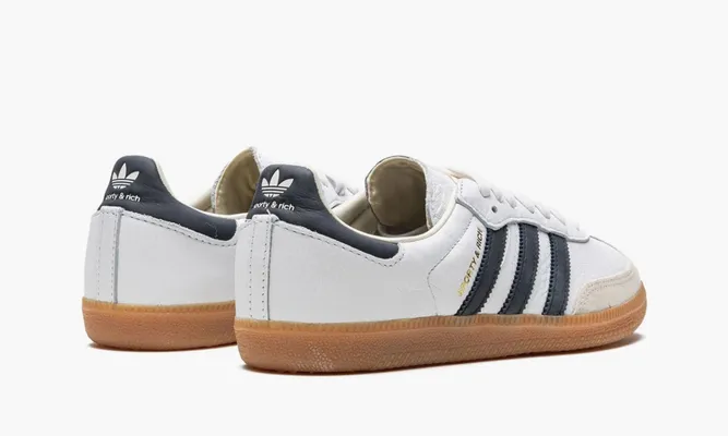 Кроссовки Adidas Samba OG «Sporty & Rich White Black» черный