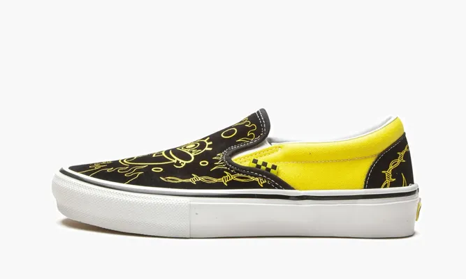 Кроссовки Vans Skate Slip On «Spongebob» черный