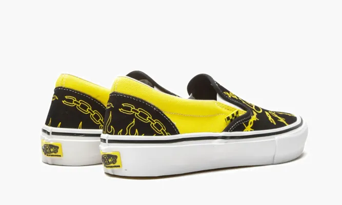 Кроссовки Vans Skate Slip On «Spongebob» черный