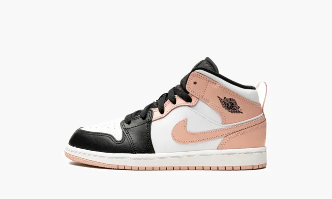 Для самых маленьких Air Jordan 1 Mid PS «Arctic Orange» белый
