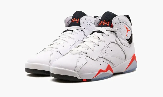 Кроссовки Air Jordan 7 GS «Infrared» белый