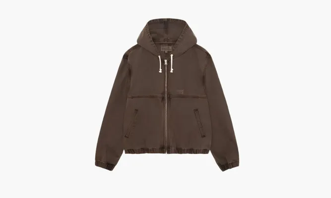 Одежда Stussy Zip Hoodie «Brown» коричневый