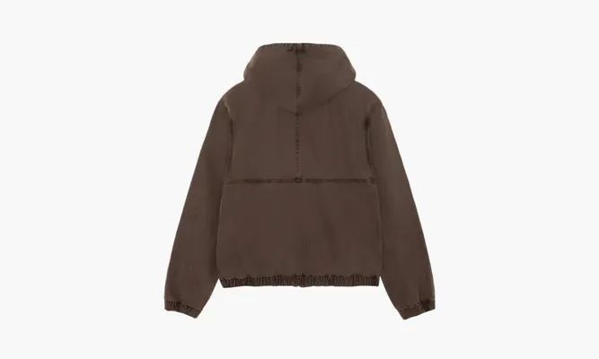 Одежда Stussy Zip Hoodie «Brown» коричневый