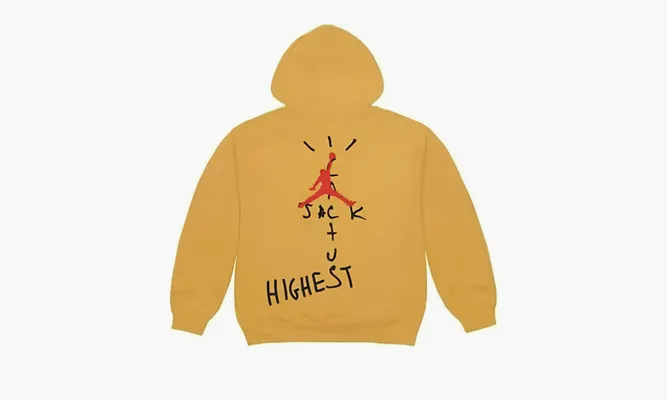 Одежда Travis Scott X Jordan Hoodie «Yellow» желтый