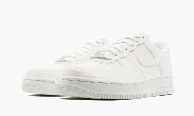Кроссовки Air Force 1 '07 MNS WMNS «Reflective White» кремовый