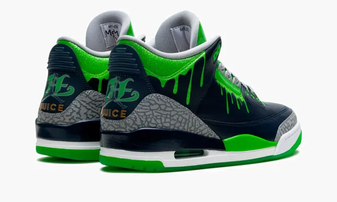 Кроссовки Air Jordan 3 Retro «Doernbecher Hugo» синий