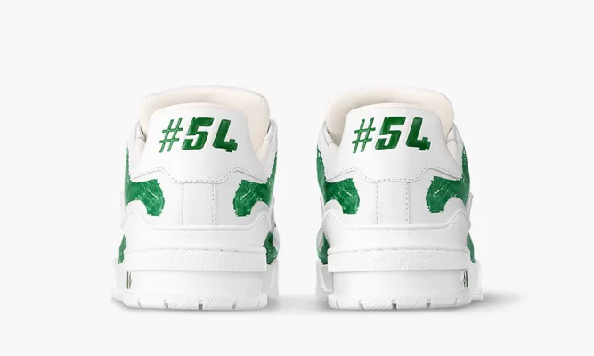 Кроссовки Louis Vuitton Trainer Sneaker «Green» зеленый