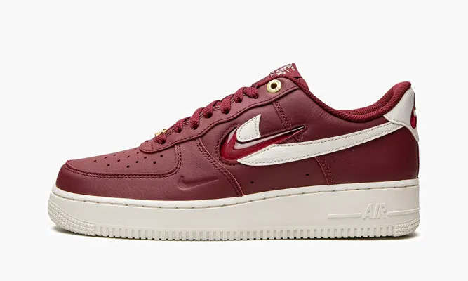 Кроссовки Air Force 1 '07 PRM «Join Forces - Team Red» бордовый