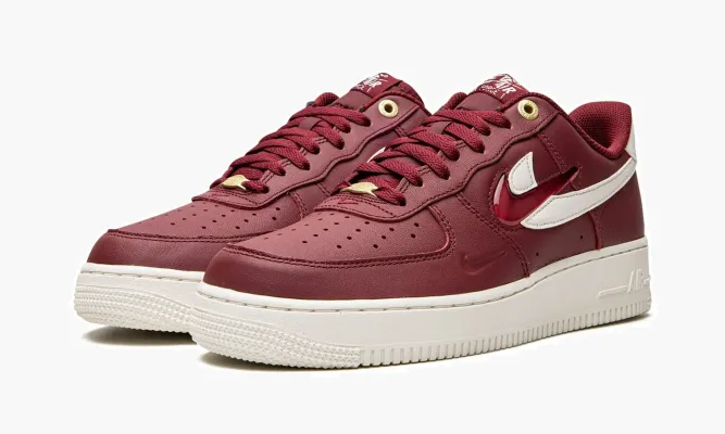 Кроссовки Air Force 1 '07 PRM «Join Forces - Team Red» бордовый
