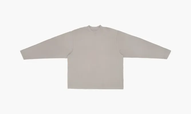 Одежда Yeezy Long Sleeve T-shirt «Taupe» Серый