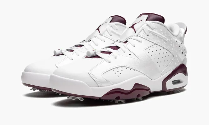 Кроссовки Air Jordan 6 Golf Nrg «Bordeaux» белый