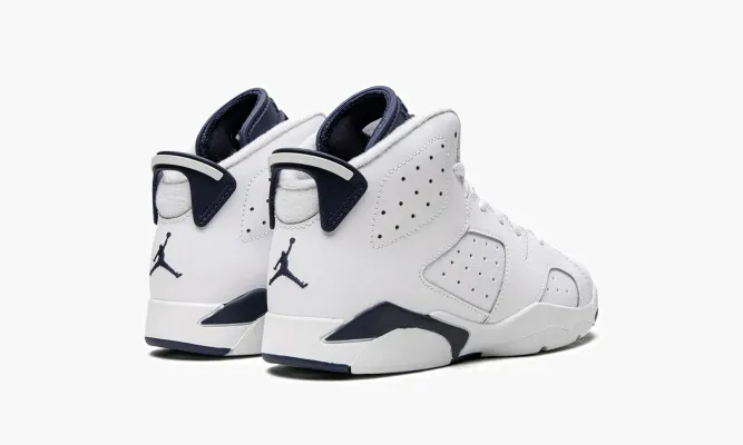 Для самых маленьких Air Jordan 6 Retro PS «Midnight Navy 2022» белый
