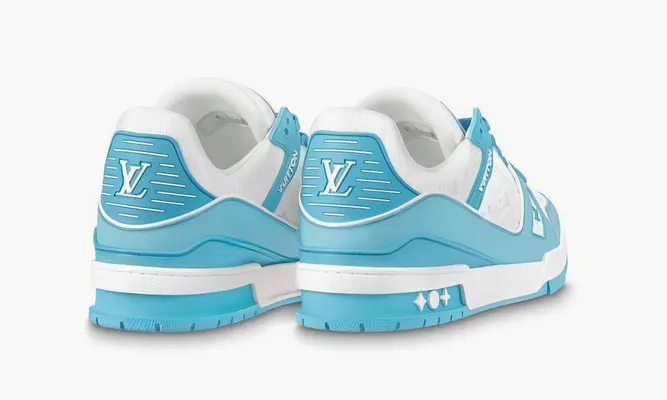 Кроссовки Louis Vuitton Trainer «White Sky Blue» lightBlue