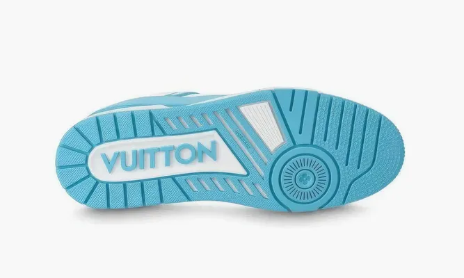 Кроссовки Louis Vuitton Trainer «White Sky Blue» lightBlue