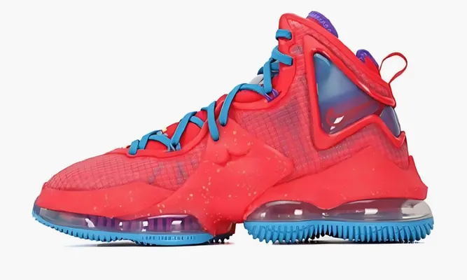 Для баскетбола Nike Lebron 19 King's Crown Siren Red красный