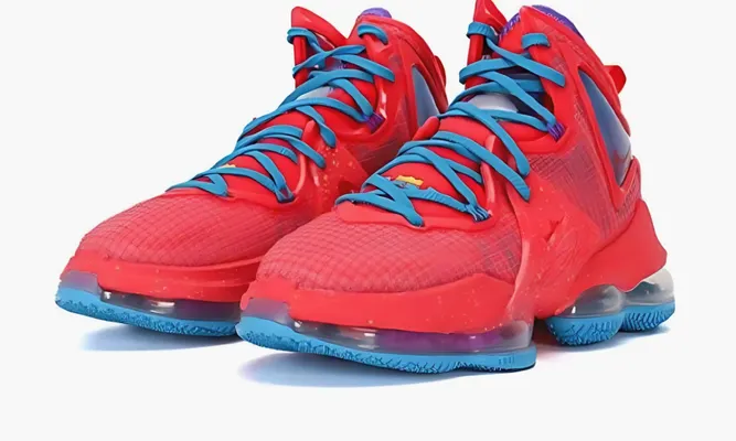 Для баскетбола Nike Lebron 19 King's Crown Siren Red красный