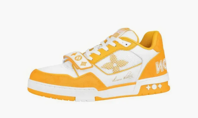 Кроссовки Louis Vuitton Trainer «Dandelion» желтый