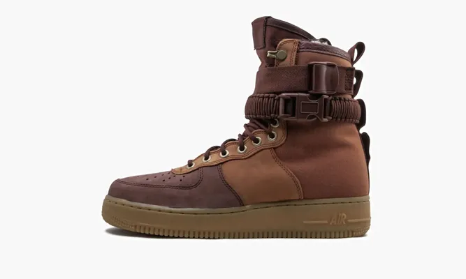 Кроссовки SF AF1 PRM коричневый,бордовый