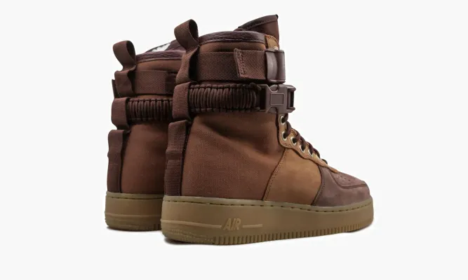 Кроссовки SF AF1 PRM коричневый,бордовый
