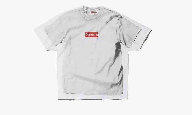 Одежда Supreme X Mm6 Maison Margiela Box Logo Tee «white» белый