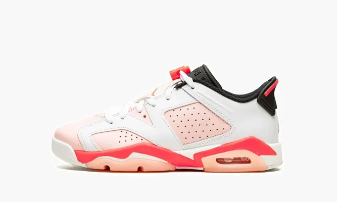 Кроссовки Air Jordan 6 Low GS «Atmosphere» белый