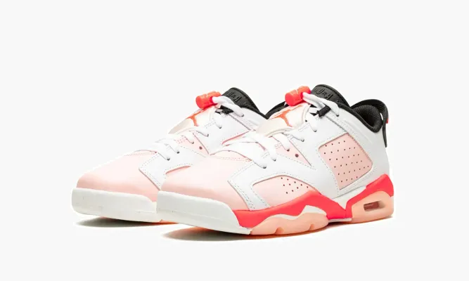 Кроссовки Air Jordan 6 Low GS «Atmosphere» белый
