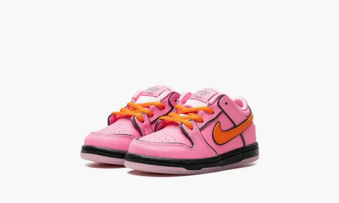 Кроссовки Nike SB Dunk Low TD «The Powerpuff Girls Blossom» розовый