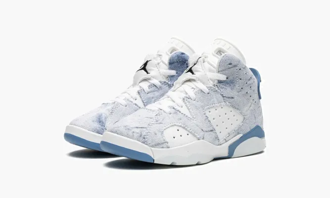 Для самых маленьких Air Jordan 6 Retro PS «Washed Denim» белый