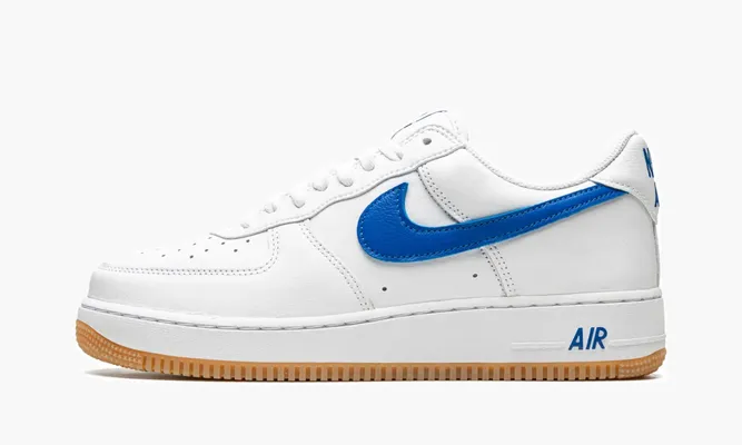 Кроссовки Air Force 1 '07 Low «Color of the Month - Royal» белый