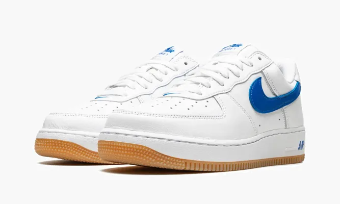 Кроссовки Air Force 1 '07 Low «Color of the Month - Royal» белый