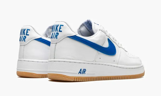 Кроссовки Air Force 1 '07 Low «Color of the Month - Royal» белый