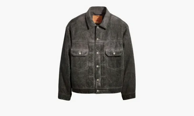 Одежда Stussy X Levi's Jacket FW23 «Black» черный