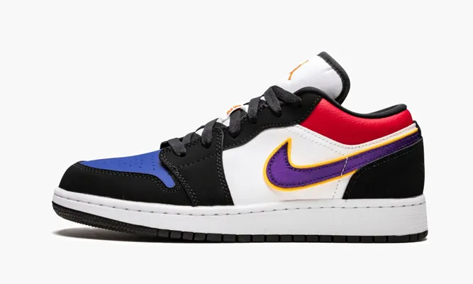 Кроссовки Air Jordan 1 Low GS черный