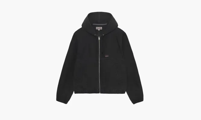 Одежда Stussy Zip Hoodie «Black» черный