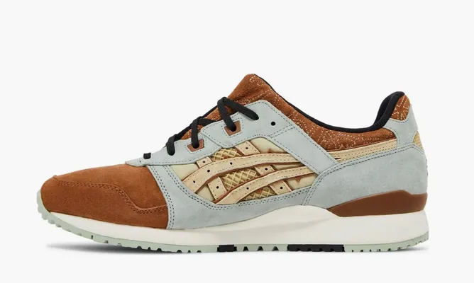 Кроссовки COSTS x Gel Lyte 3 OG «Cane Vine» коричневый,зеленый